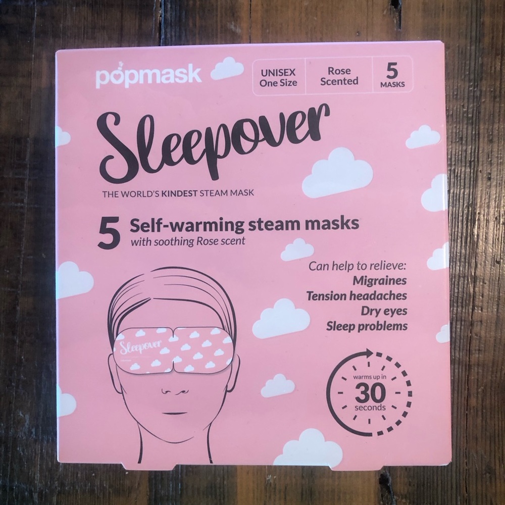 Pop mask self warming steam mask